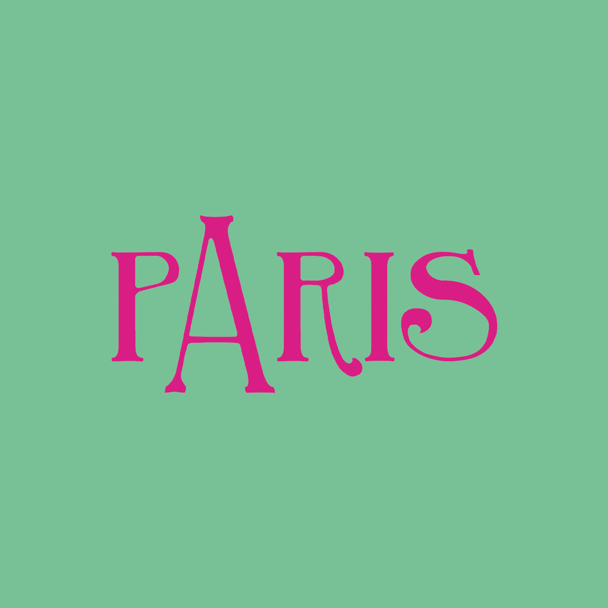 Happy Place Paris Napkin 25x25