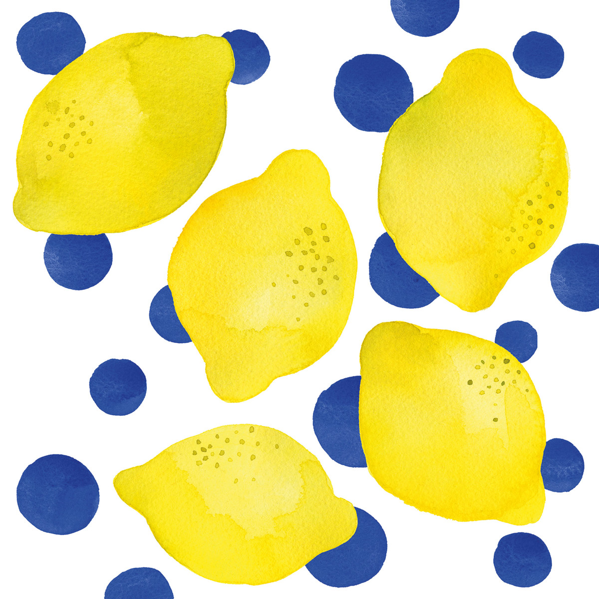 Lemon & Dots Napkin 33x33