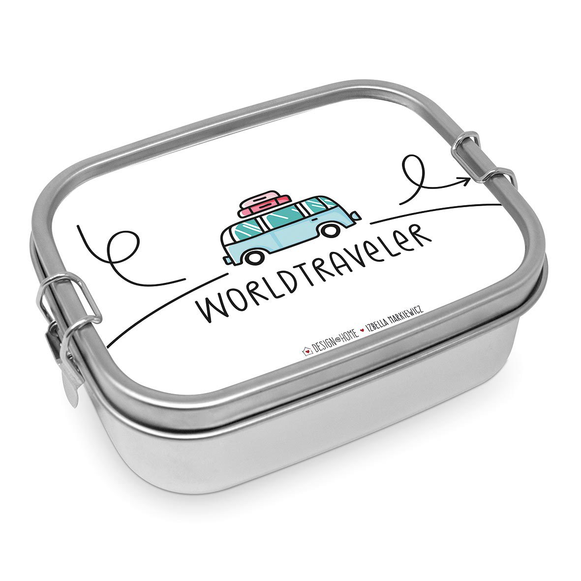 Worldtraveler Steel Lunch Box