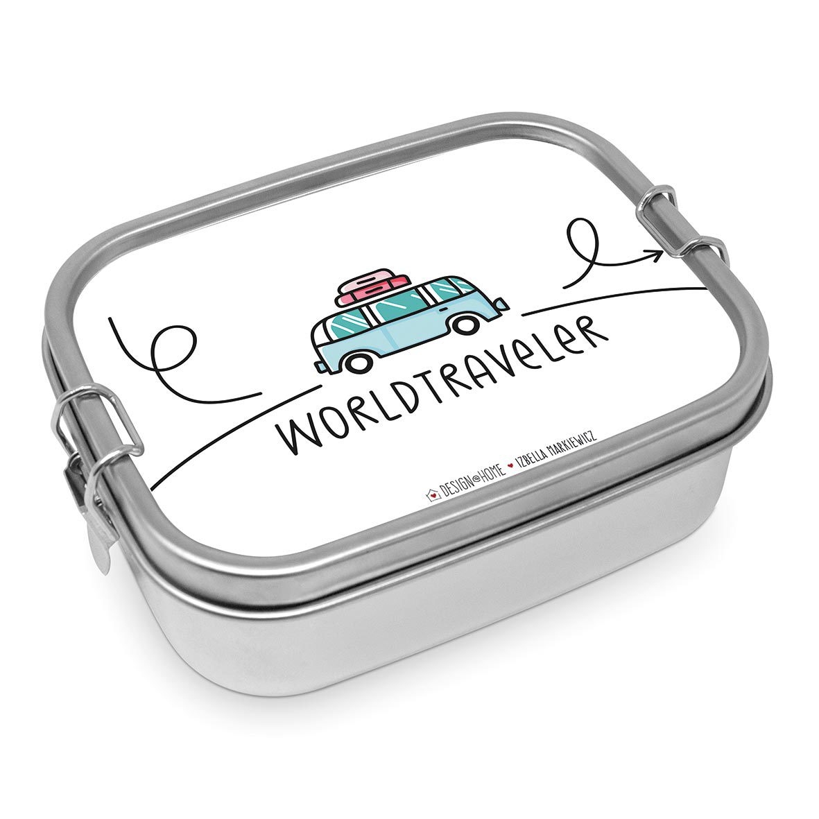 Worldtraveler Steel Lunch Box Worldtraveler Steel Lunch Box