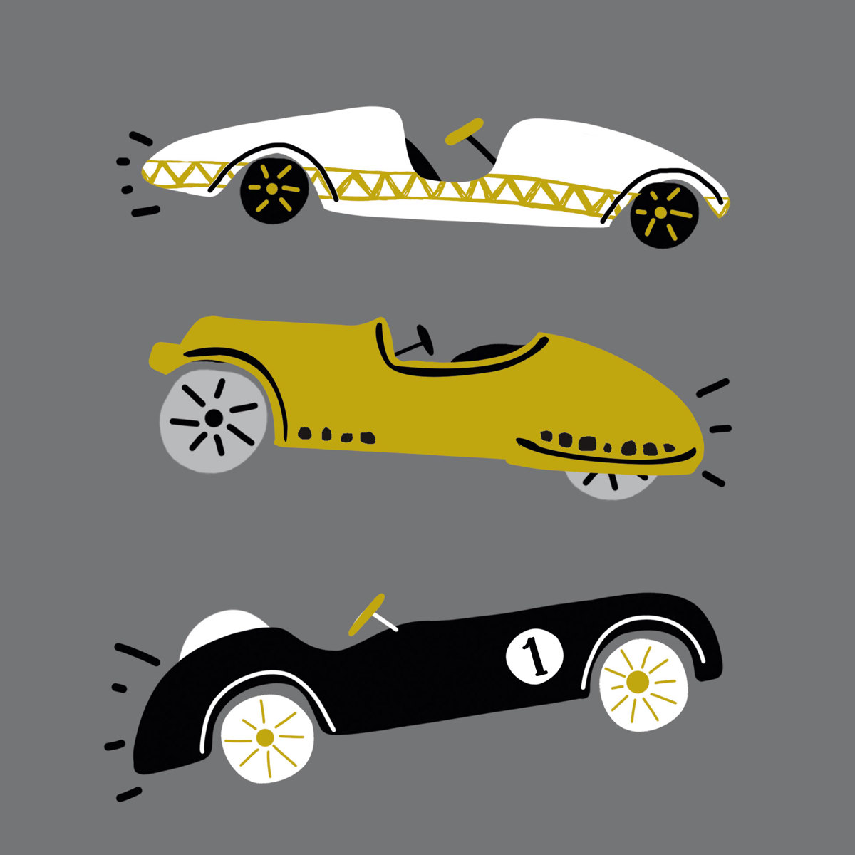 Capisco Cars Napkin 33x33 Capisco Cars Napkin 33x33