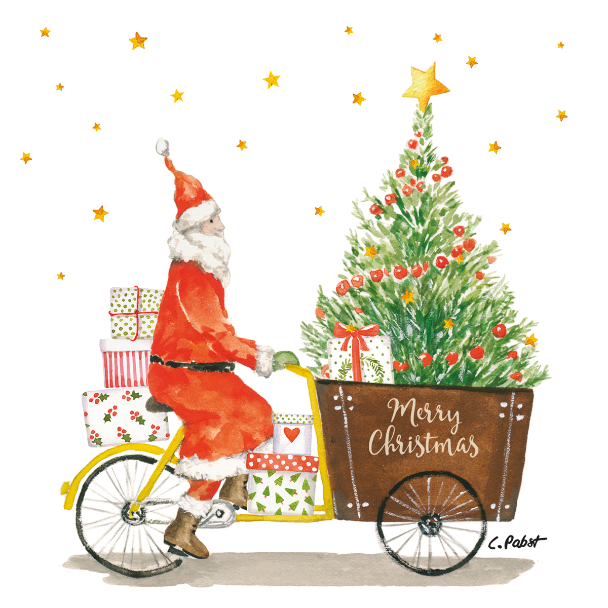 Santa Delivery Napkin 33x33 Santa Delivery Napkin 33x33