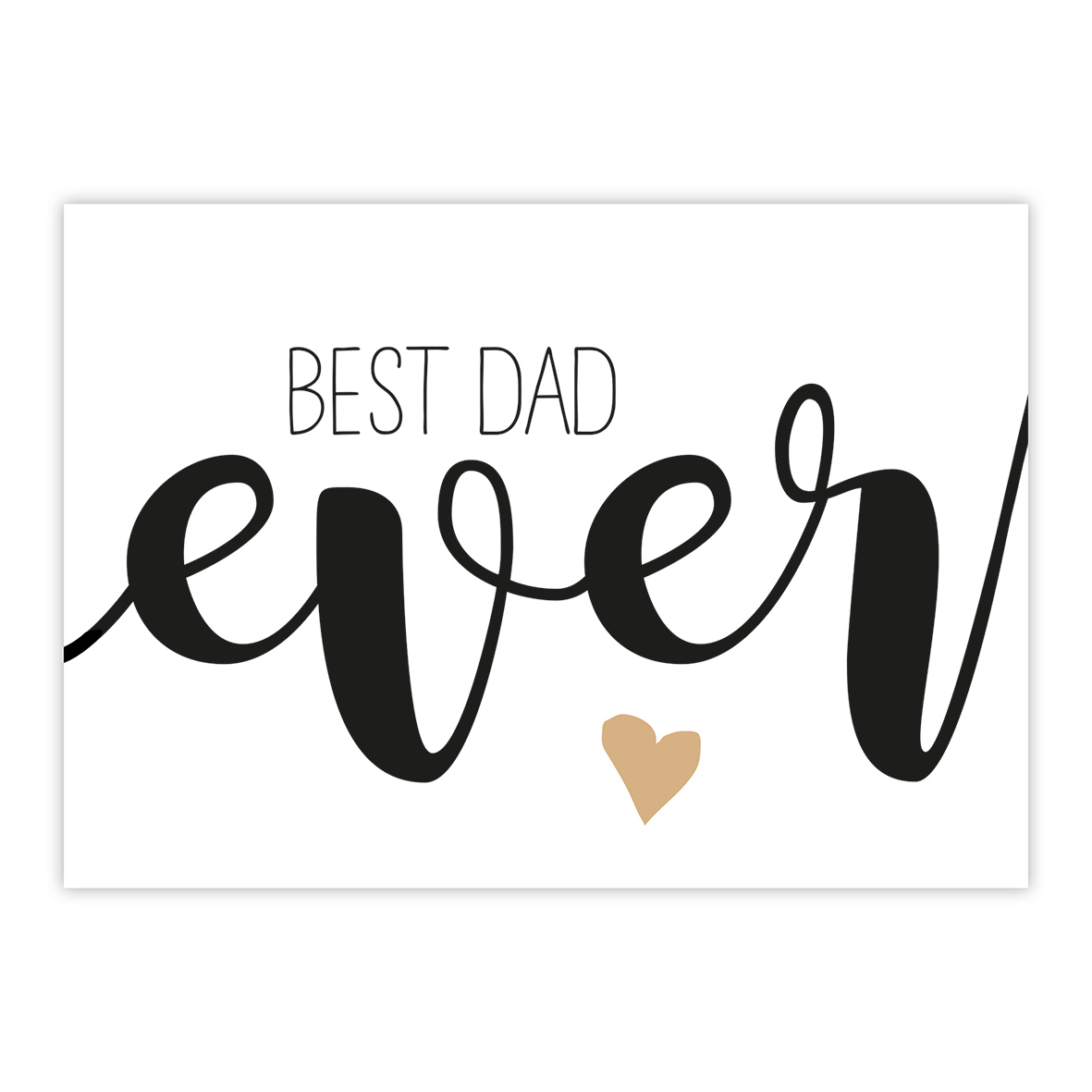Best Dad ever Postcard Best Dad ever Postcard