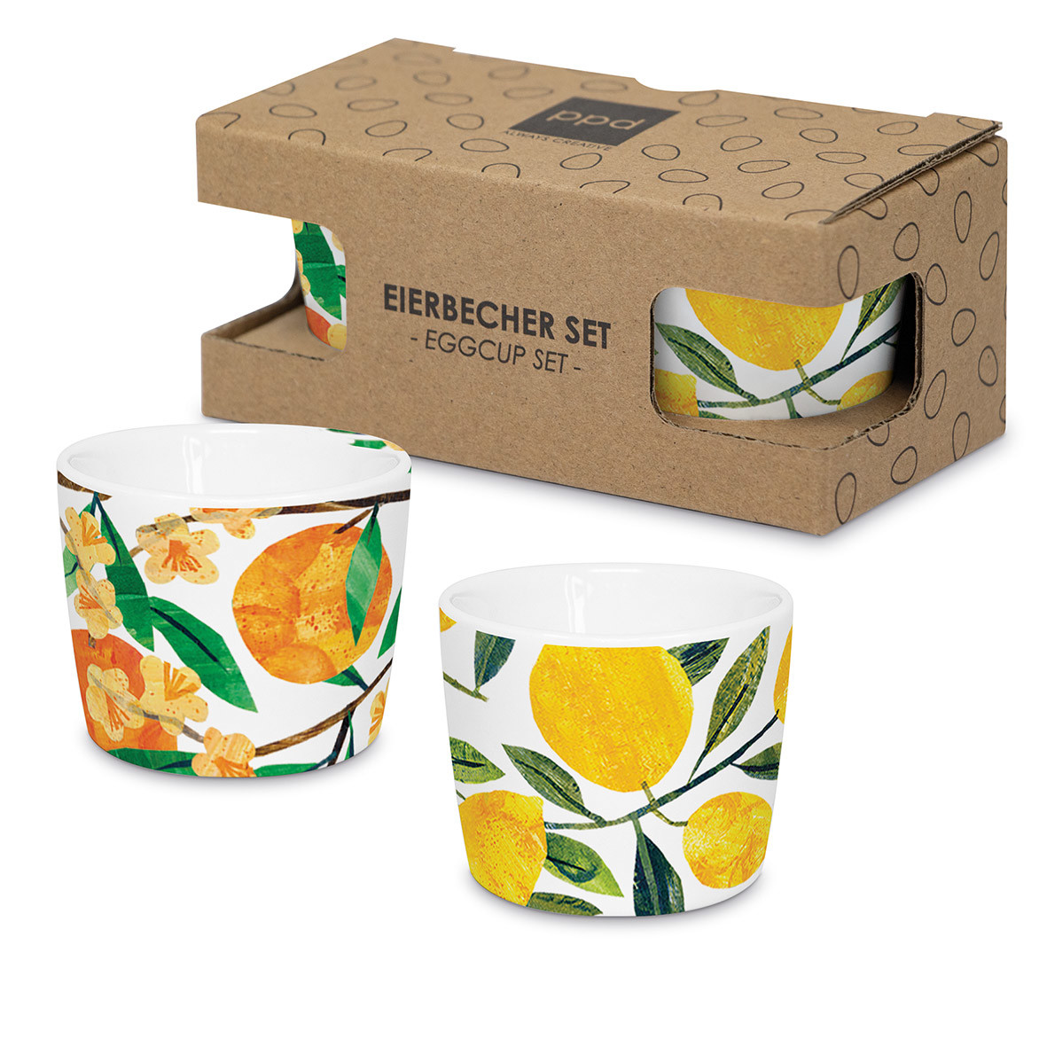 Tracey´s Garden x 2 Egg Cup Set CB Tracey´s Garden x 2 Egg Cup Set CB