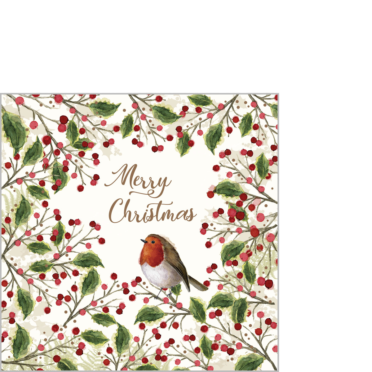 Merry Bird Napkin 25x25