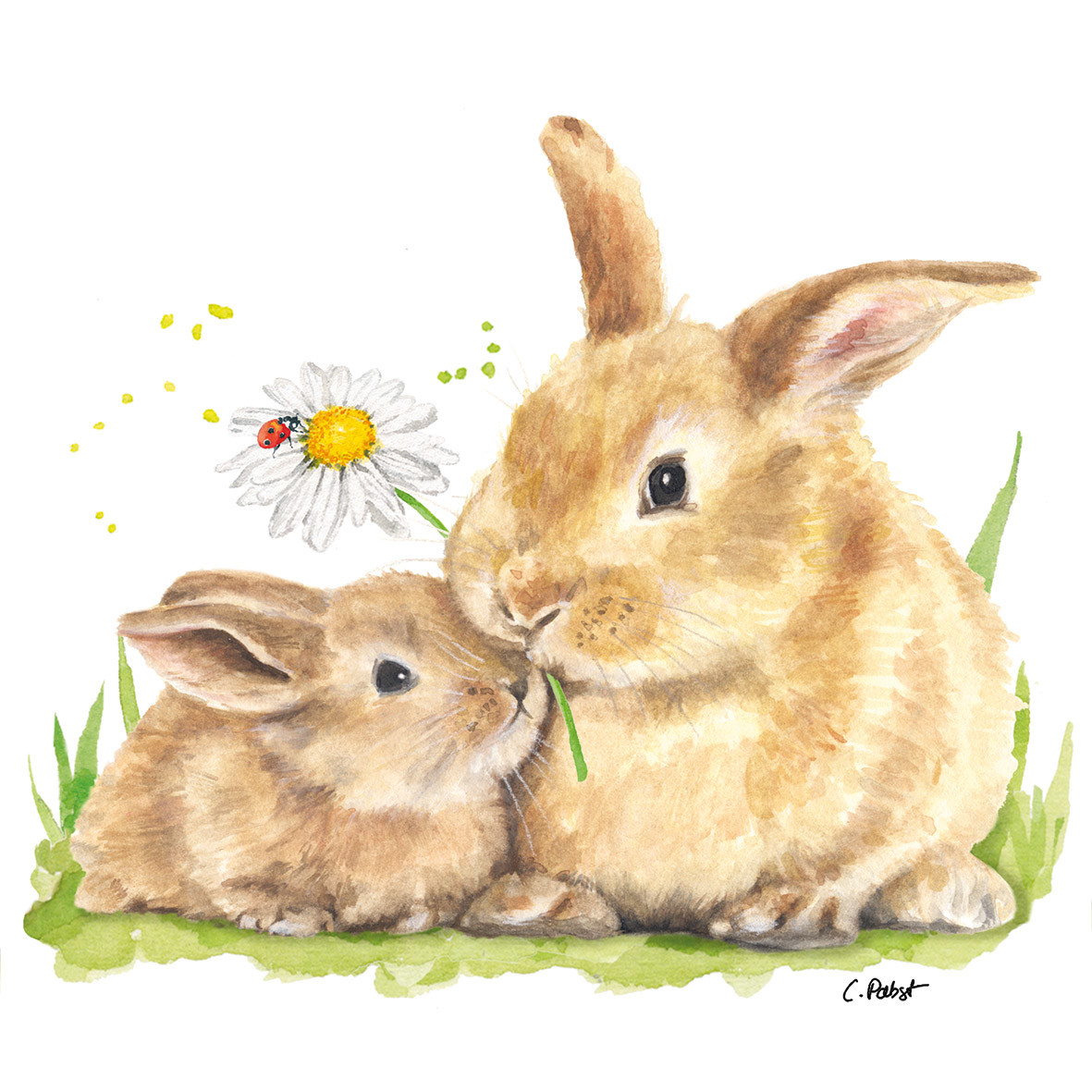 Lucky Easter Napkin 33x33