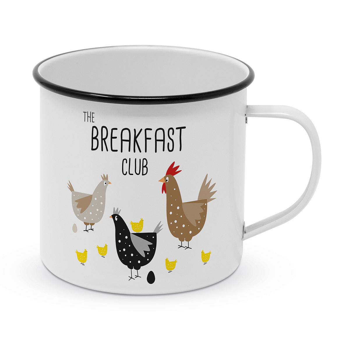 Breakfast Club Happy Metal Mug