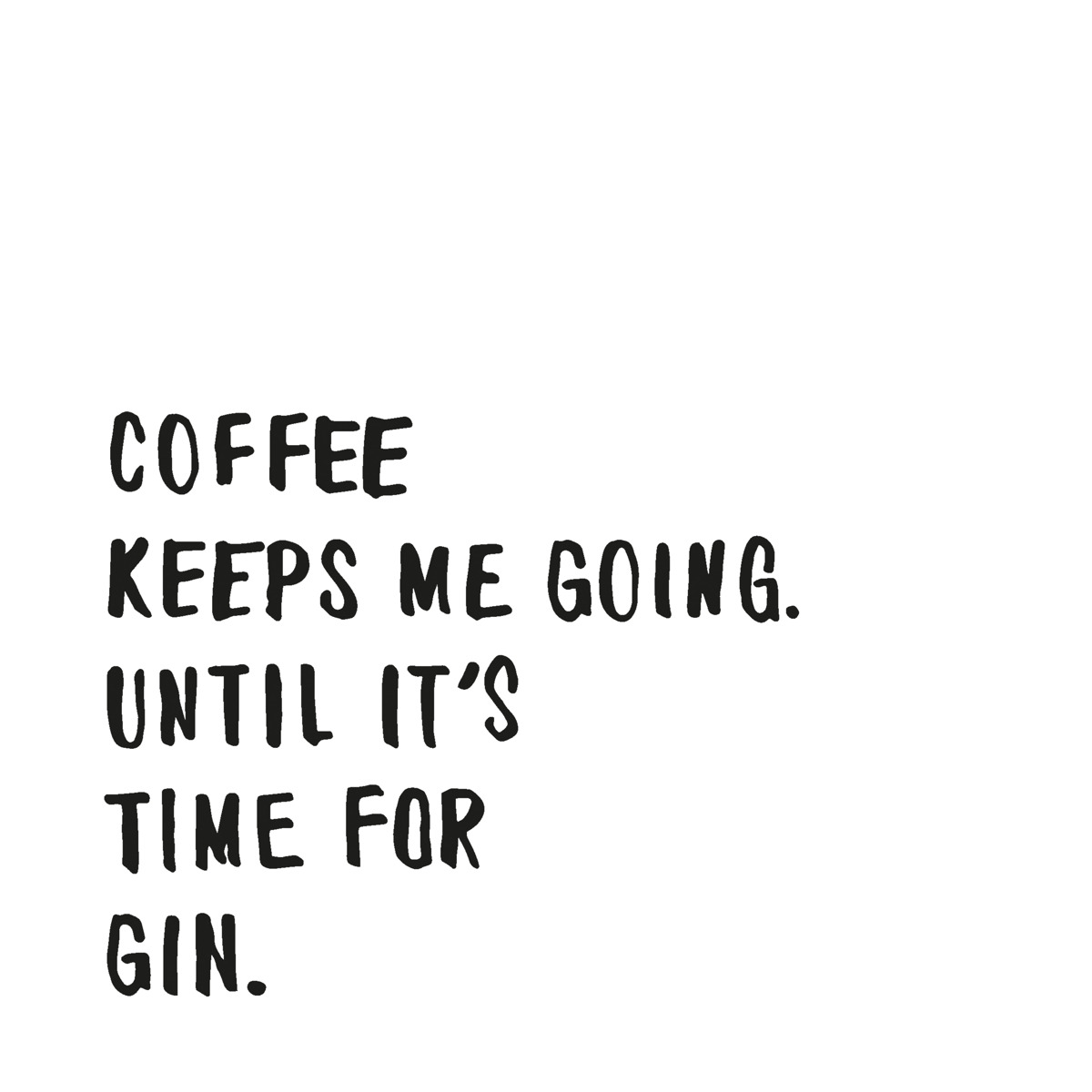 Coffee & Gin Napkin 33x33 Coffee & Gin Napkin 33x33