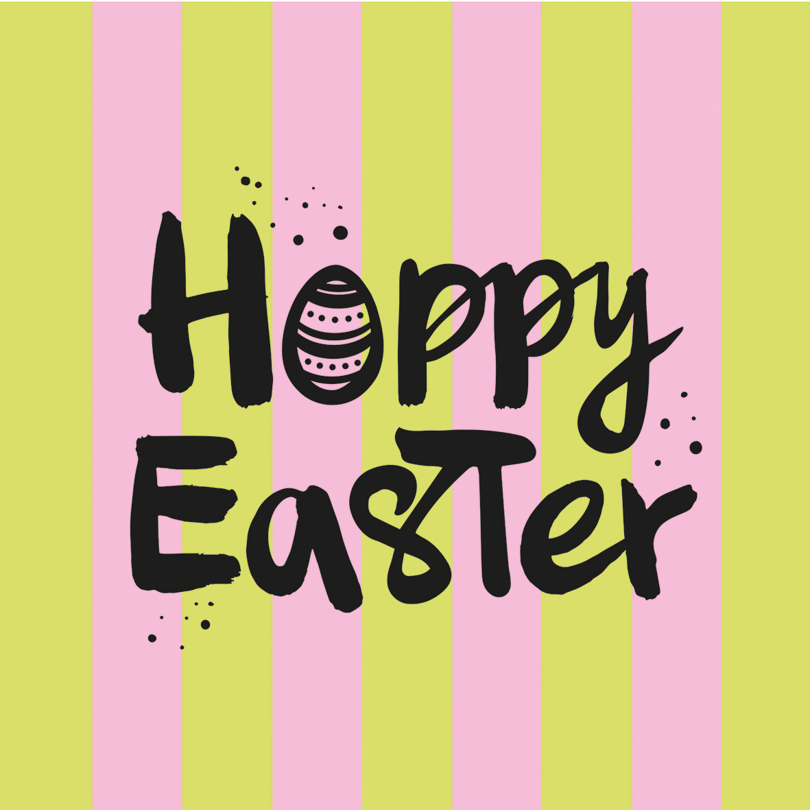 Formart Hoppy Easter pink Napkin 33x33 Formart Hoppy Easter pink Napkin 33x33