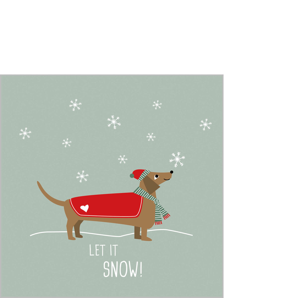 Winter Story Napkin 25x25
