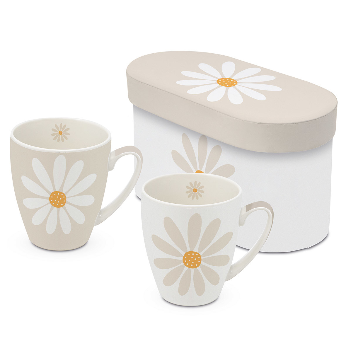 Happy Flower 2 Mug Set
