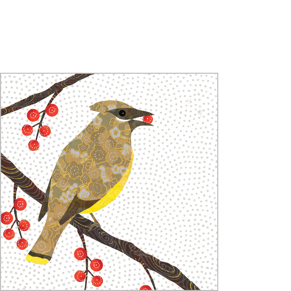 Bird & Berries Napkin 25x25