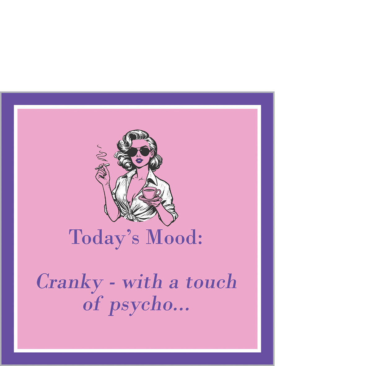 Today's Mood Napkin 25x25
