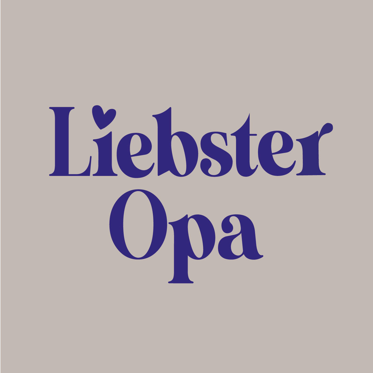 Liebster Opa Napkin 25x25 Liebster Opa Napkin 25x25
