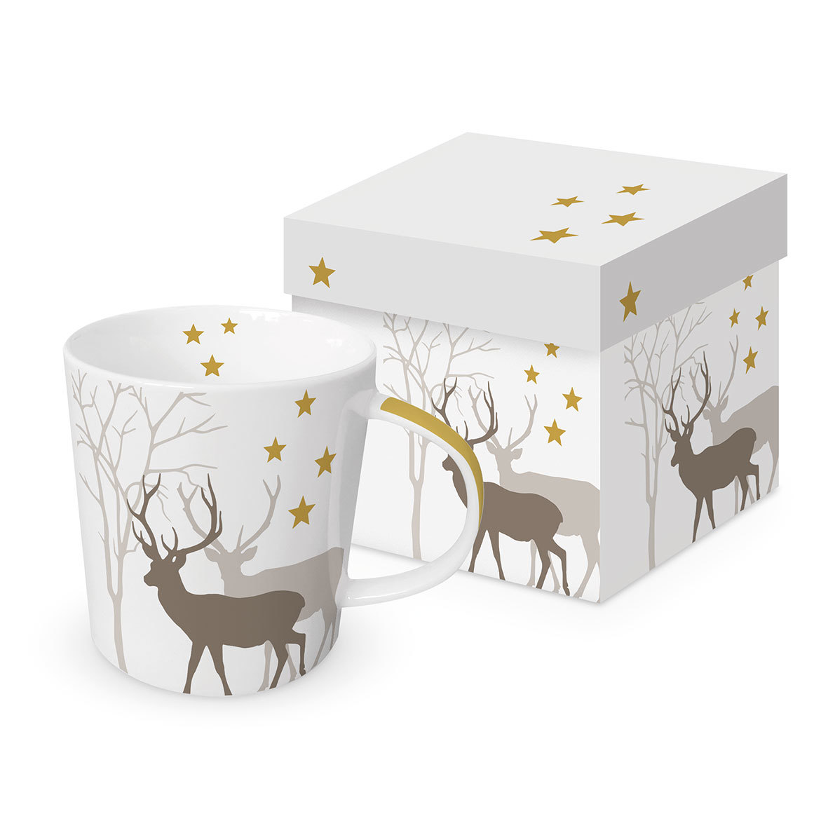 Winter Deers white Trend Mug GB Winter Deers white Trend Mug GB