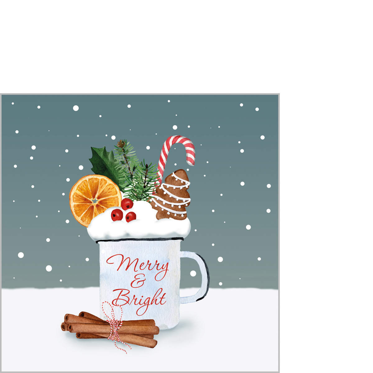 Merry & Bright Napkin 25x25