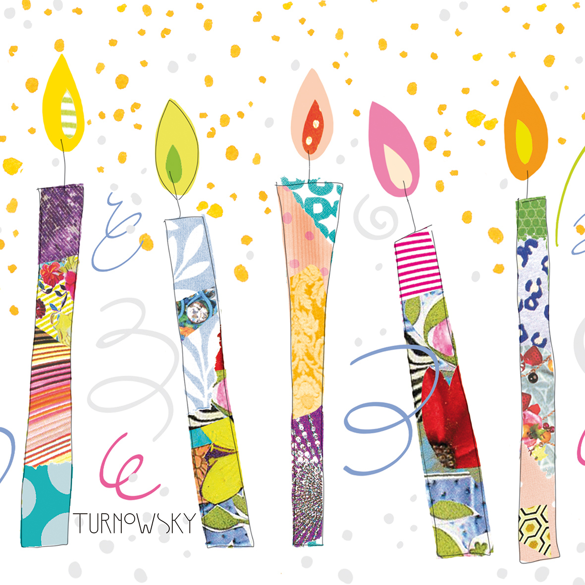 Birthday Candles 33x33 cm Birthday Candles 33x33 cm