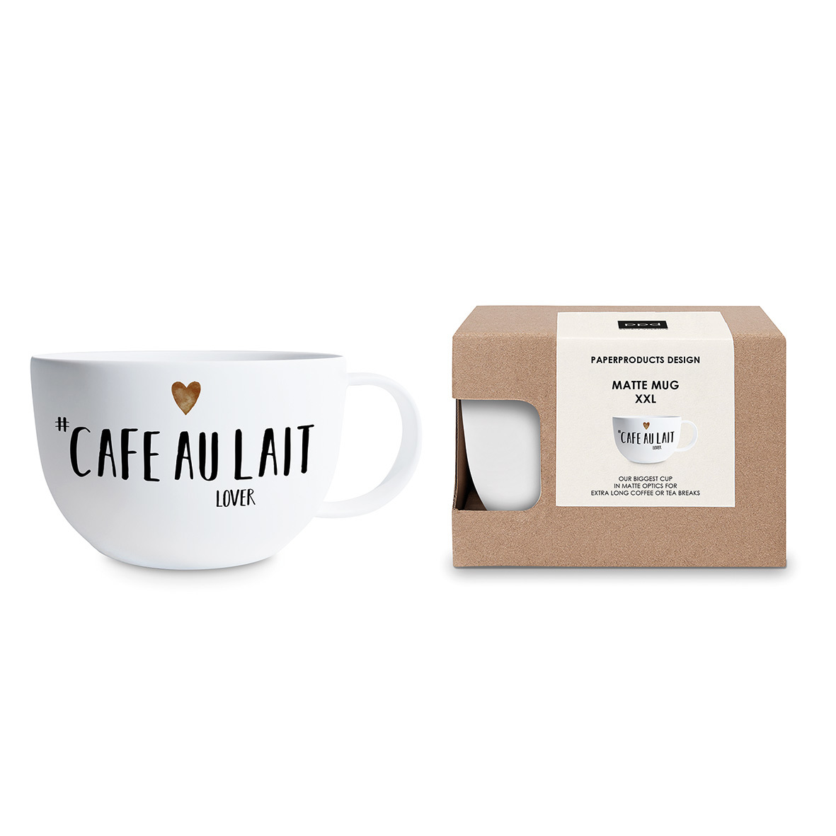 Café au lait Lover Matte Mug XXL