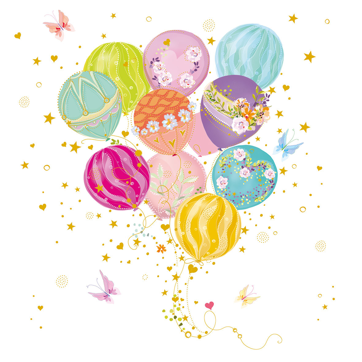 Balloons Napkin 33x33