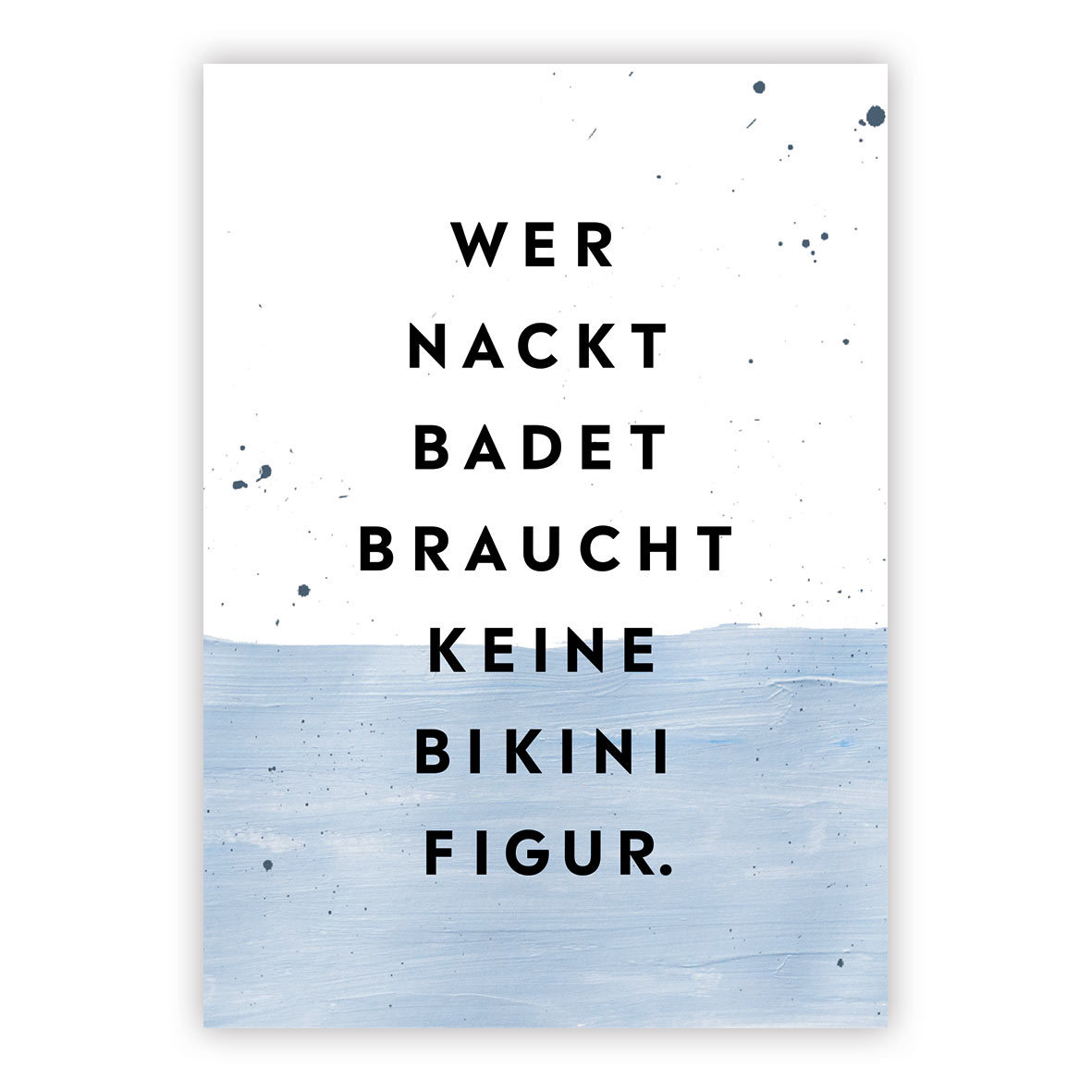 Bikinifigur Postcard Bikinifigur Postcard