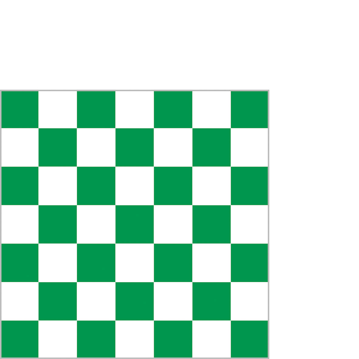Chessboard green Napkin 25x25