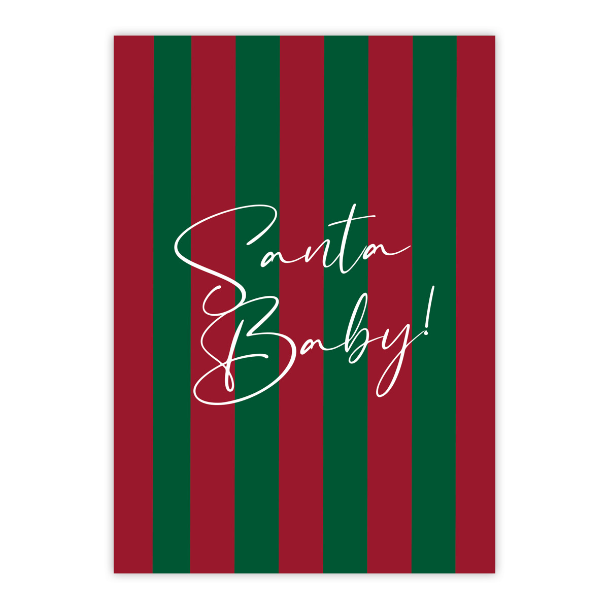 Santa Baby! Postcard D@H