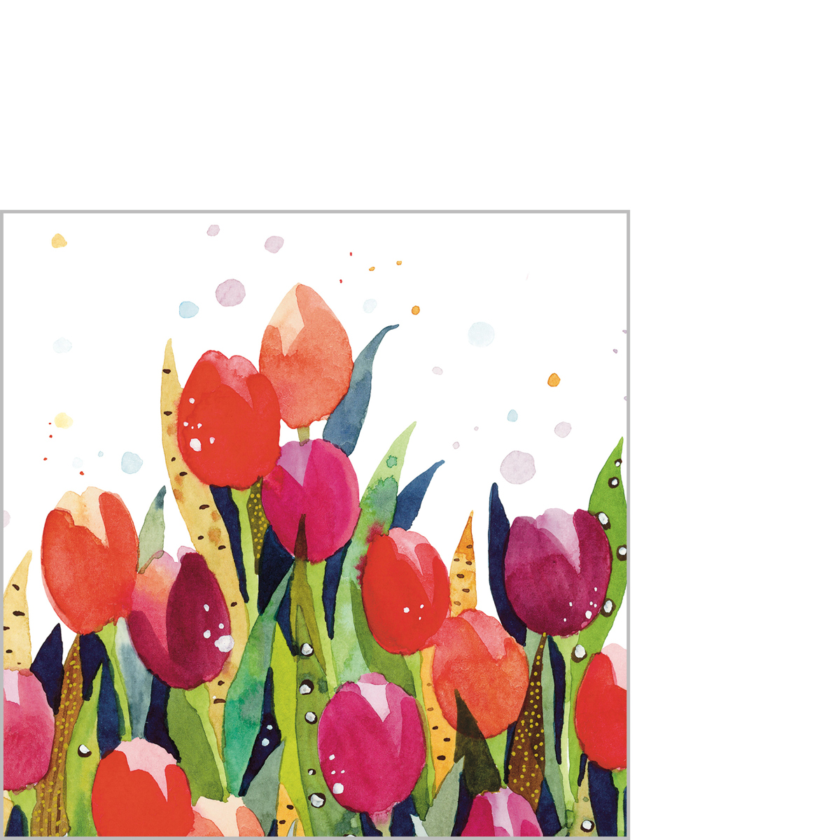Tulip Splash Napkin 25x25 Tulip Splash Napkin 25x25