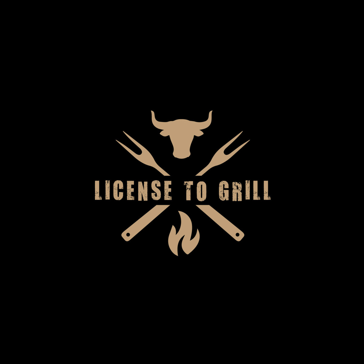Grill black Napkin 33x33 Solid