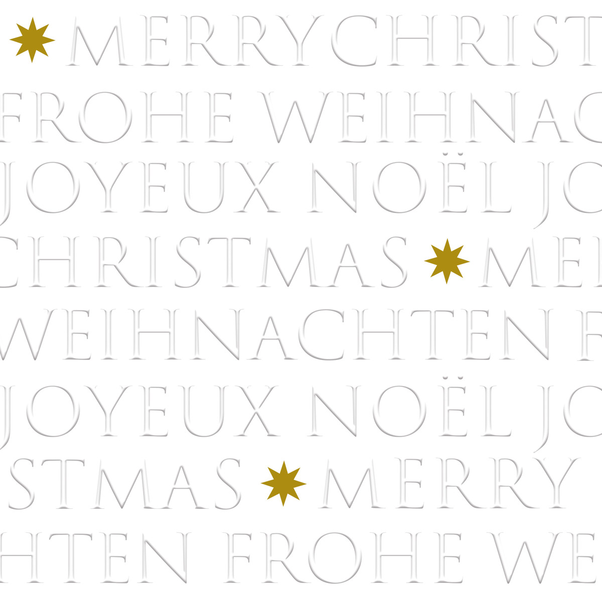 Christmas embossed pearl Napkin 40x40 relief Christmas embossed pearl Napkin 40x40 relief