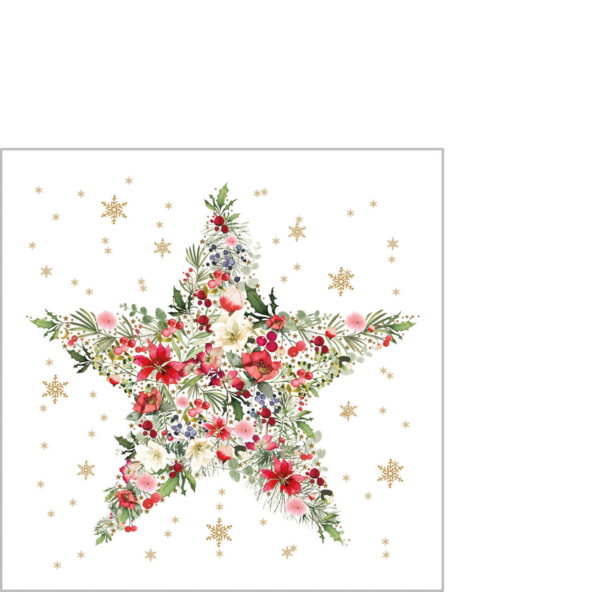 Beautiful Christmas Star Napkin 25x25