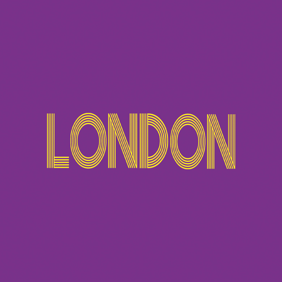 Happy Place London Napkin 25x25 Happy Place London Napkin 25x25