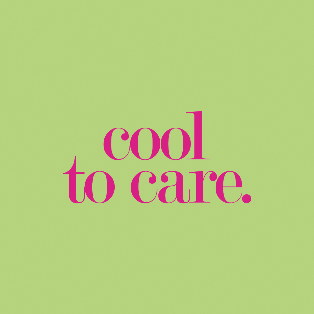 Cool to care Napkin 25x25