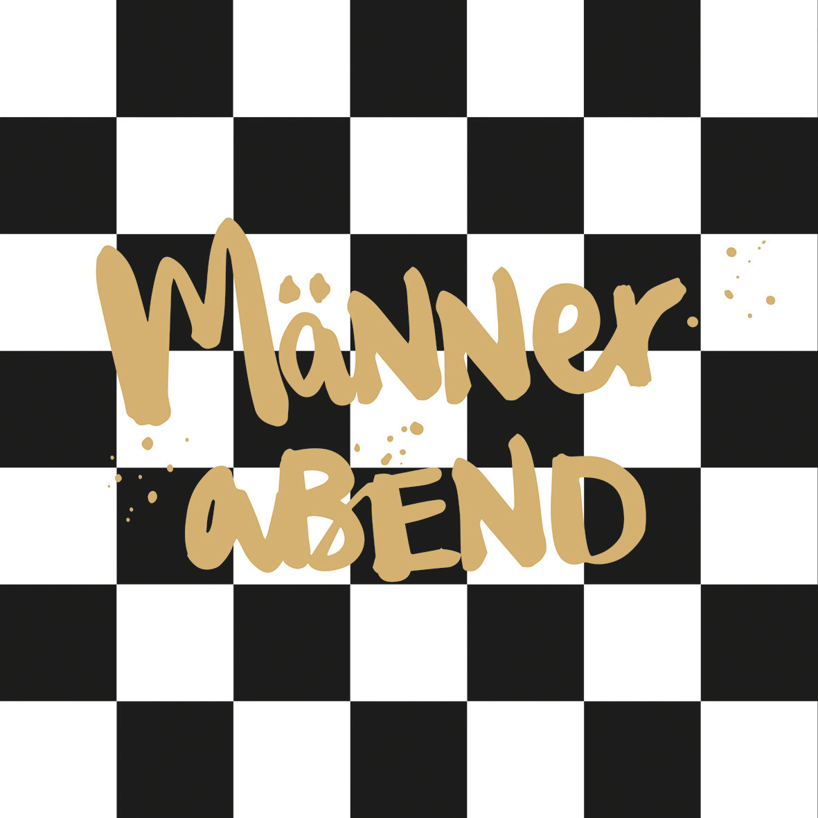 Männerabend Formart Napkin 33x33
