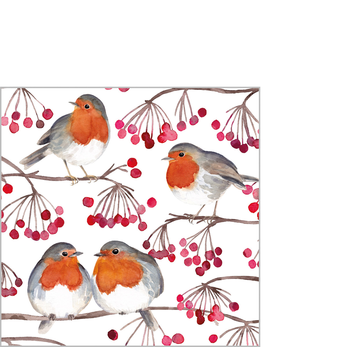 Birds & Berries Napkin 25x25 Birds & Berries Napkin 25x25