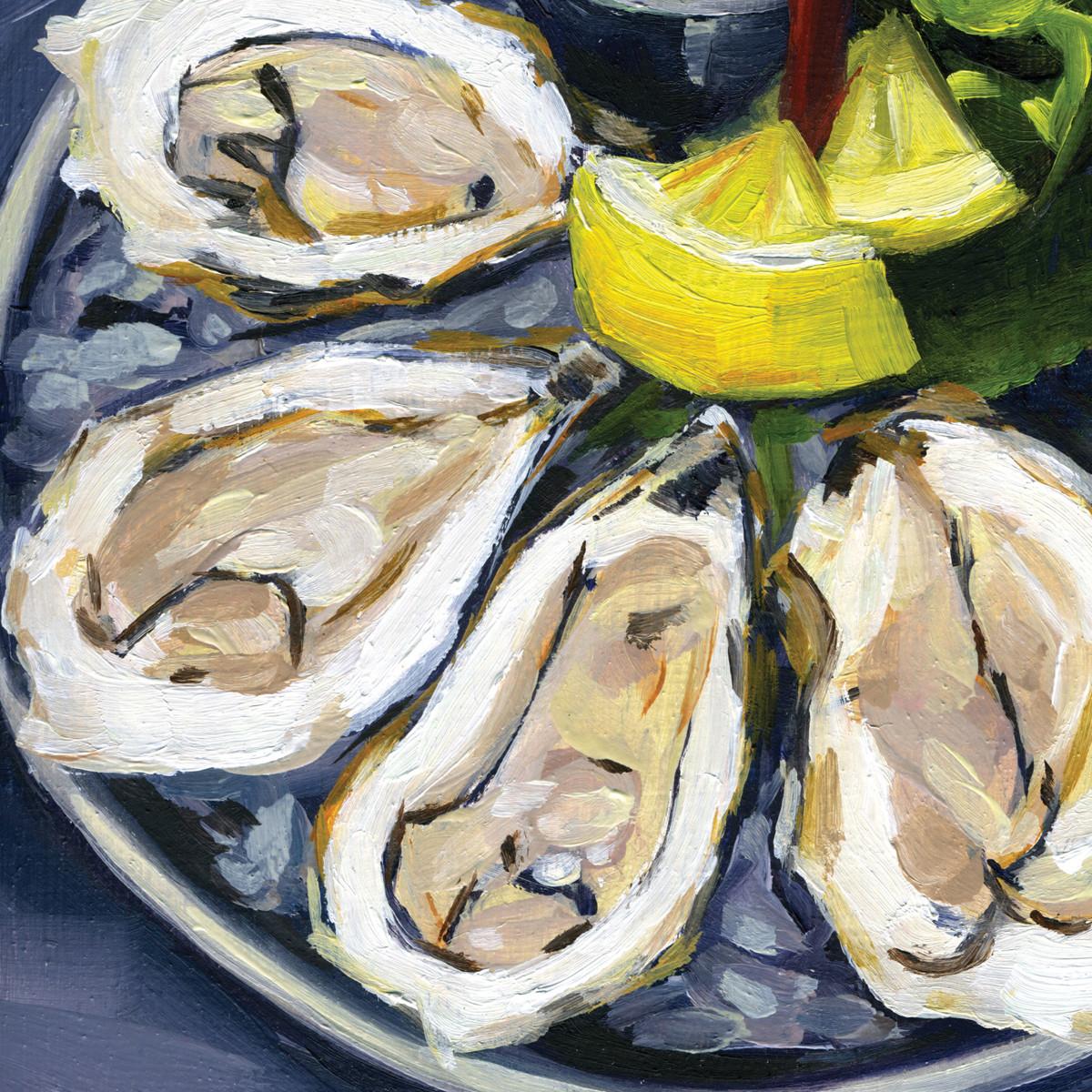 On the Halfshell Napkin 33x33