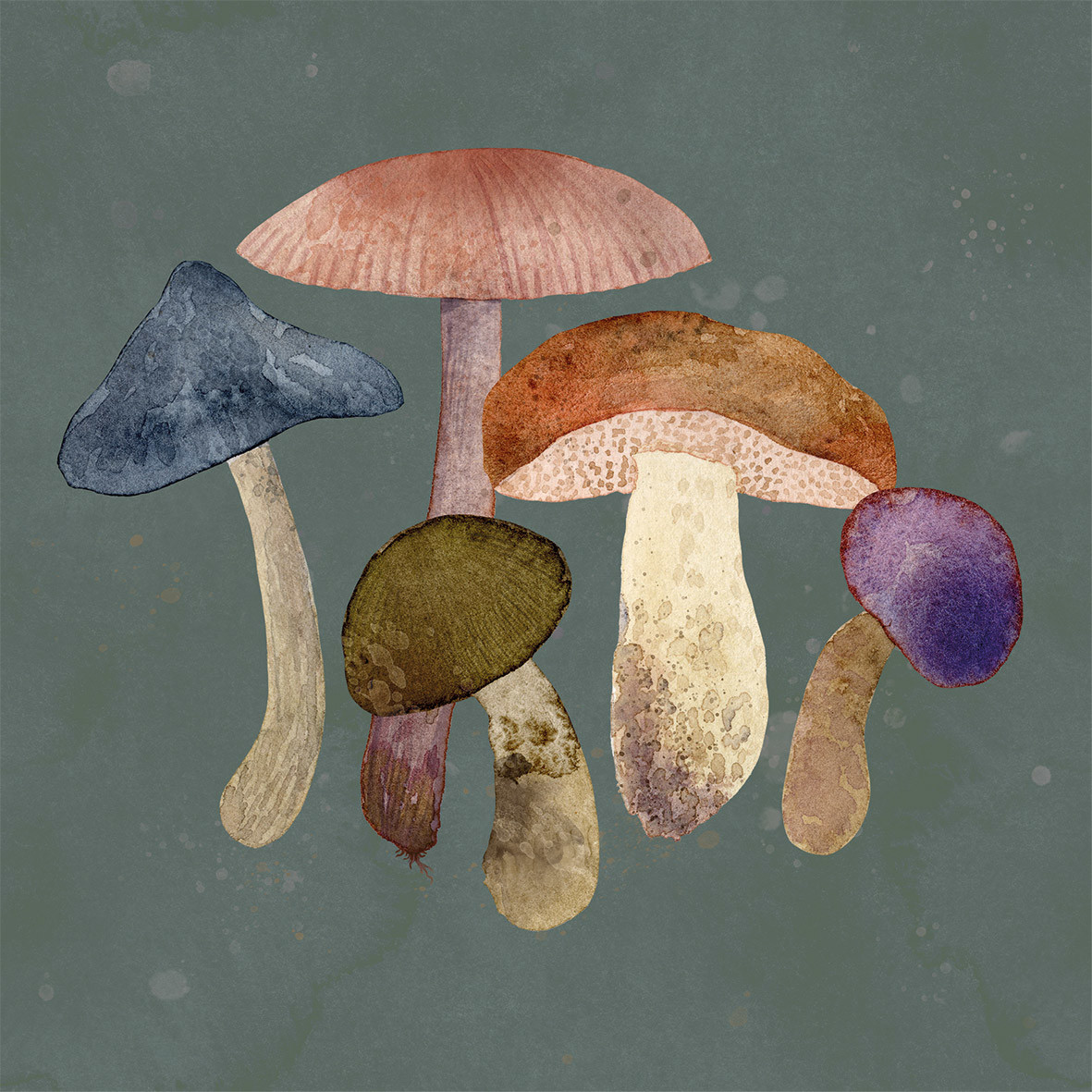 Mushroom Fantasy Napkin 33x33