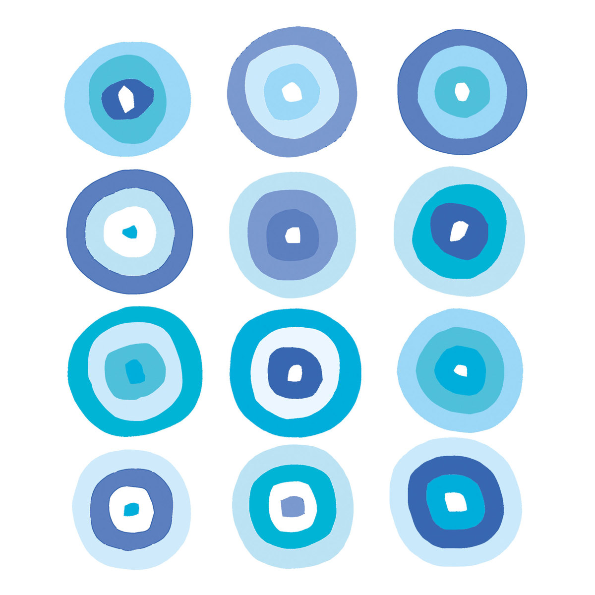 Blue Bubbles Napkin 33x33 Blue Bubbles Napkin 33x33