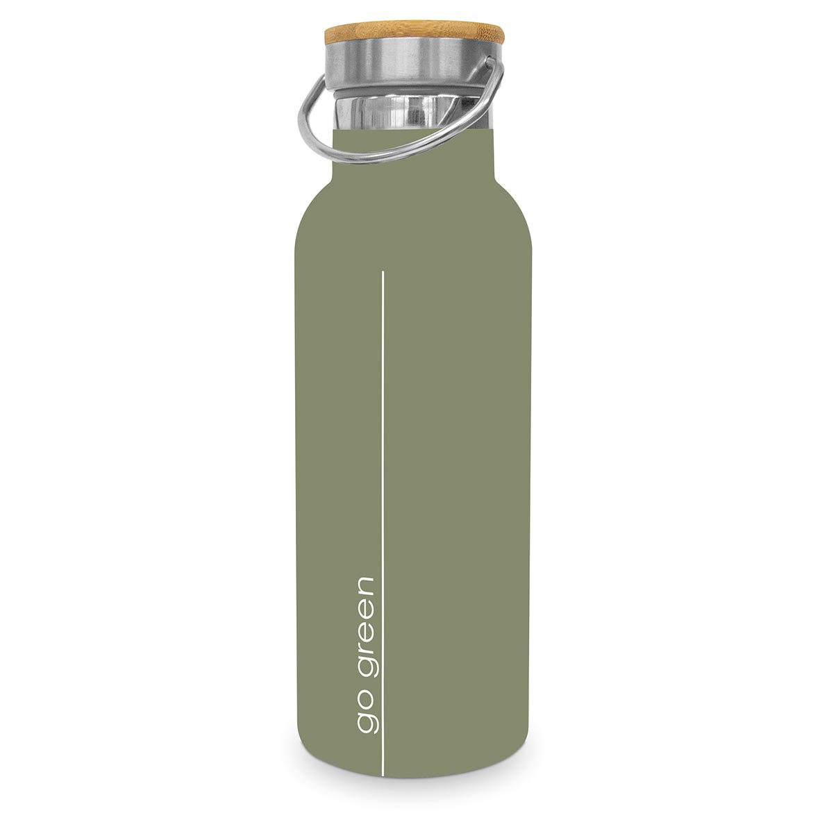 Pure Go Green Steel Bottle 0,50
