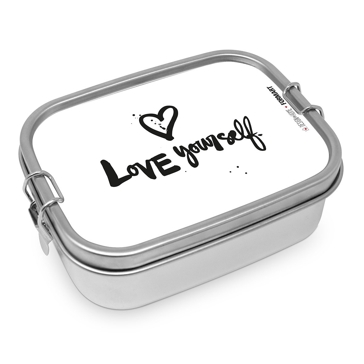 Love Yourself Steel Lunch Box
