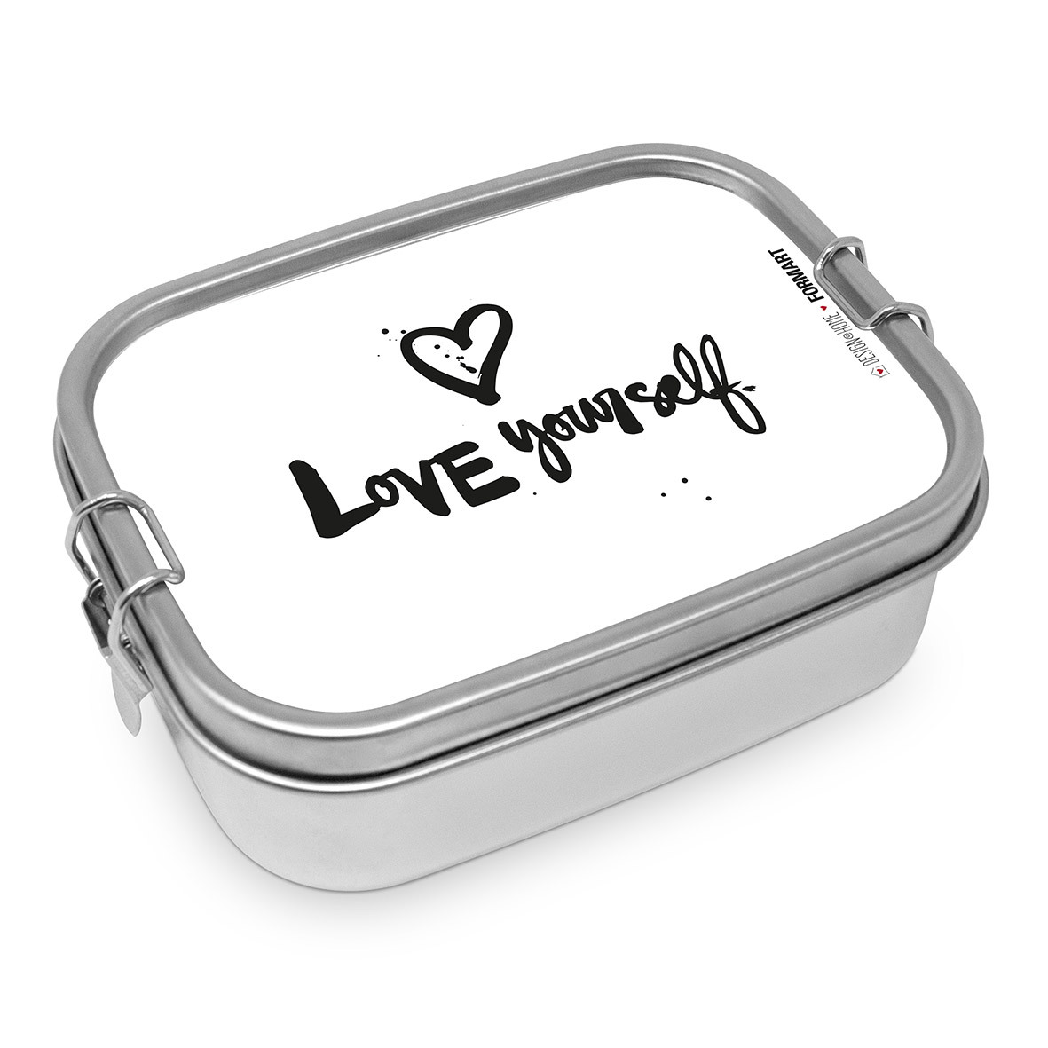 Love Yourself Steel Lunch Box Love Yourself Steel Lunch Box