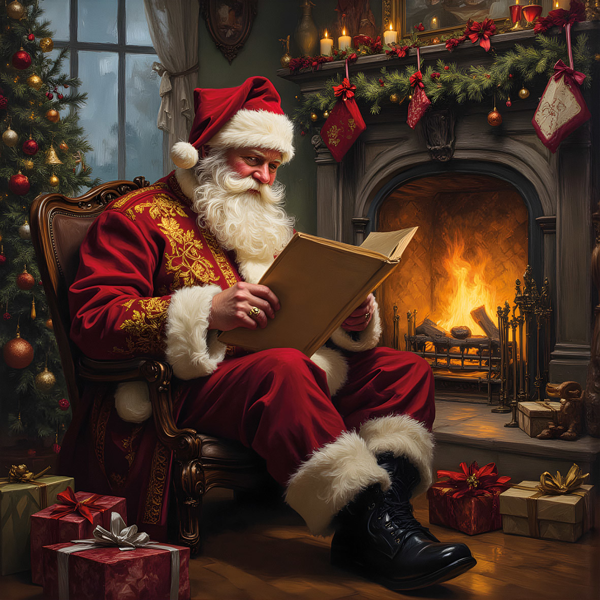 Dear Santa Napkin 33x33
