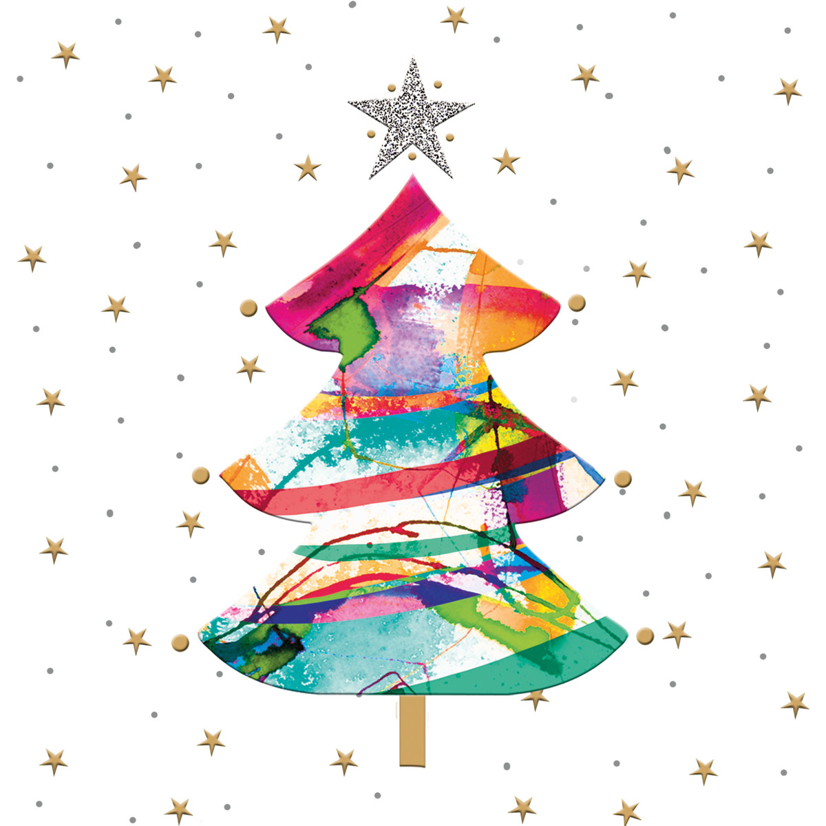 Glitter Tree Napkin 33x33 Glitter Tree Napkin 33x33