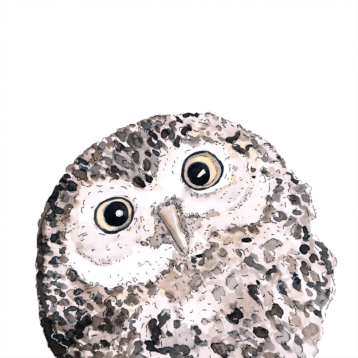 Owl Napkin 25x25