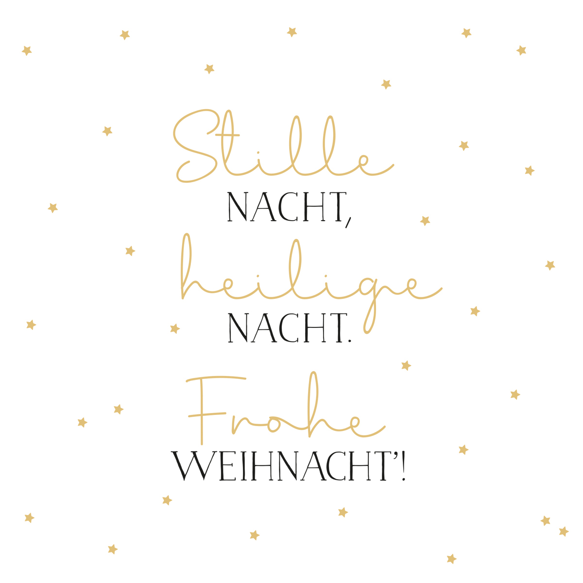 Stille Nacht Napkin 33x33 Stille Nacht Napkin 33x33