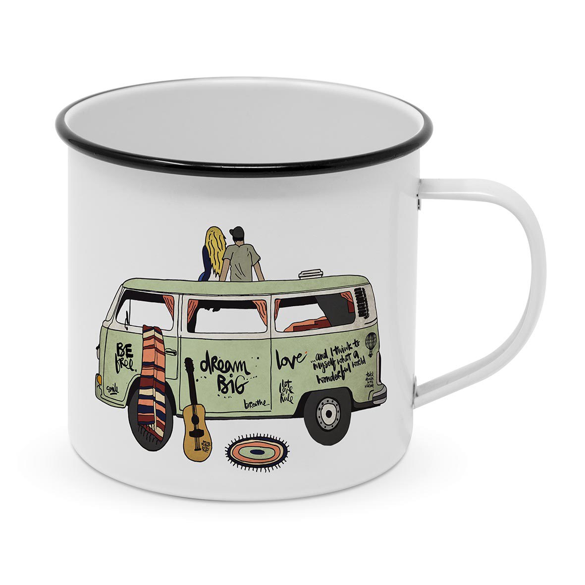 Freiheit Happy Metal Mug Freiheit Happy Metal Mug