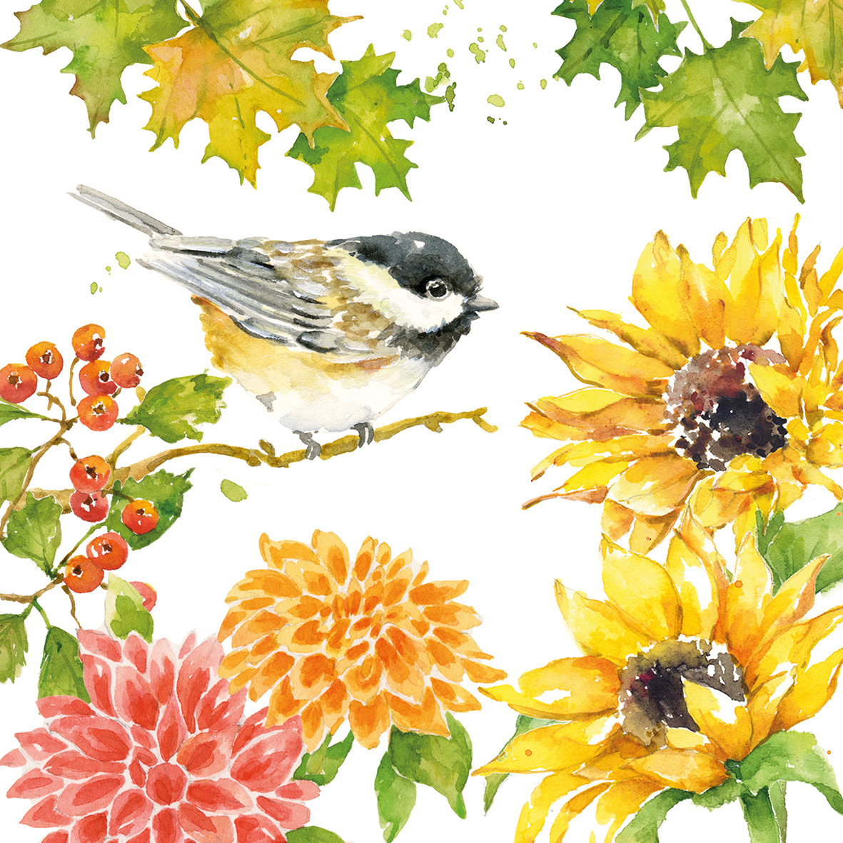 Autumn Song Napkin 33x33