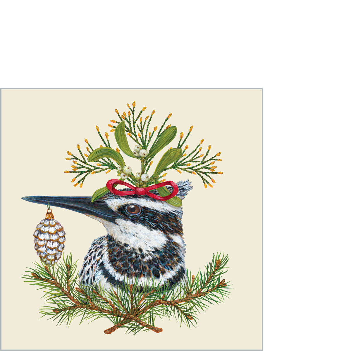 Kingfisher Holiday Napkin 25x25 Kingfisher Holiday Napkin 25x25