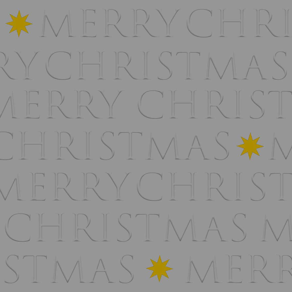 Christmas Letters anthracite Napkin 33x33 relief Christmas Letters anthracite Napkin 33x33 relief