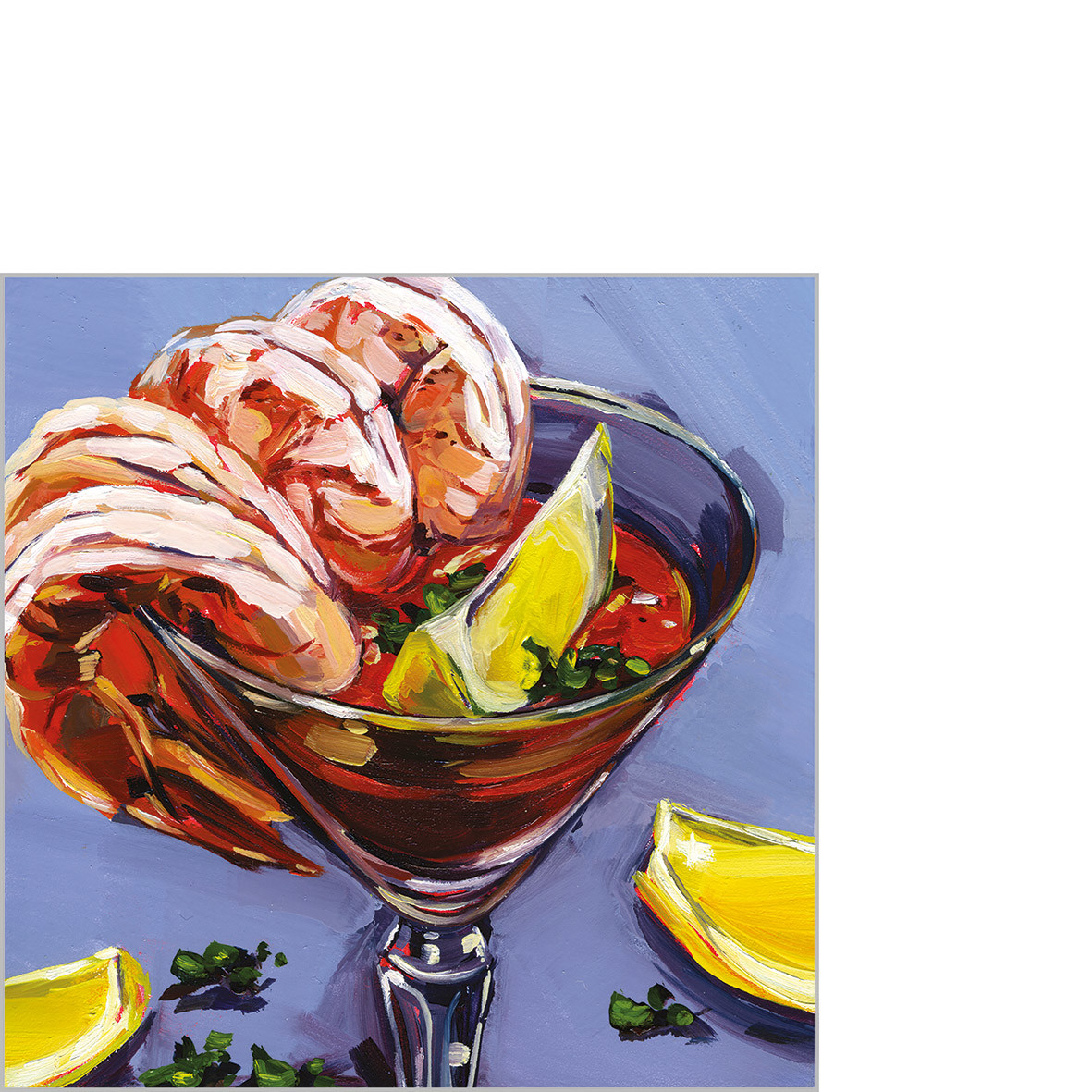 Shrimp Cocktail Napkin 25x25