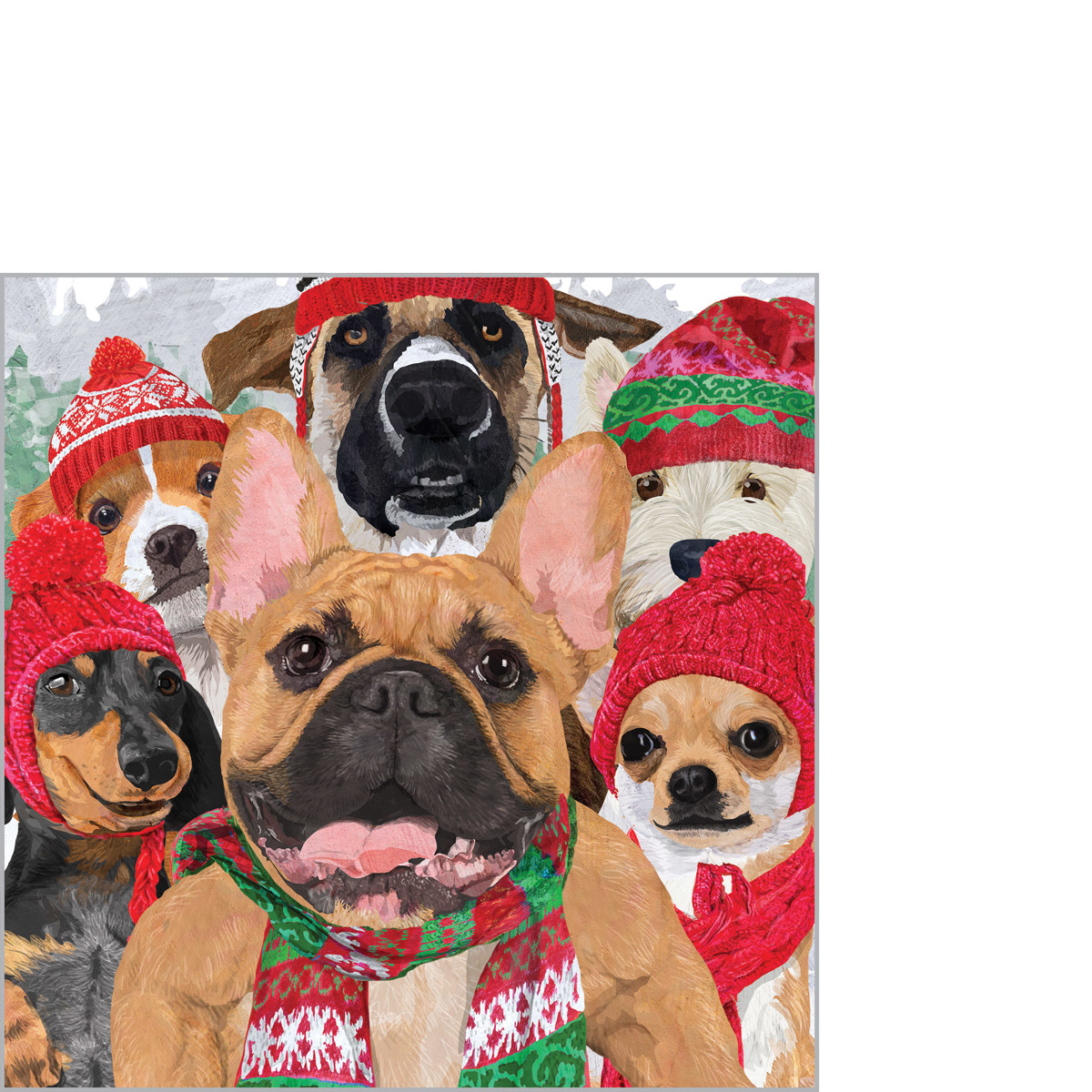 Dog Usie Napkin 25x25 Dog Usie Napkin 25x25